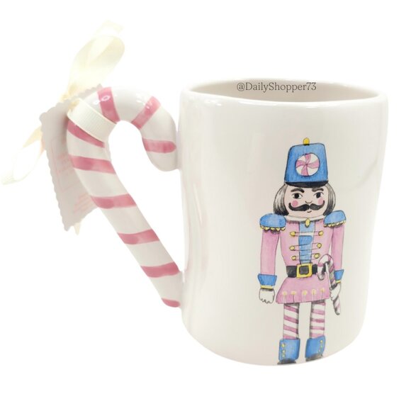Rae Dunn "Sugar & Spice" Double-Sided Festive Ceramic Coffee Mug - Picture 3 of 7